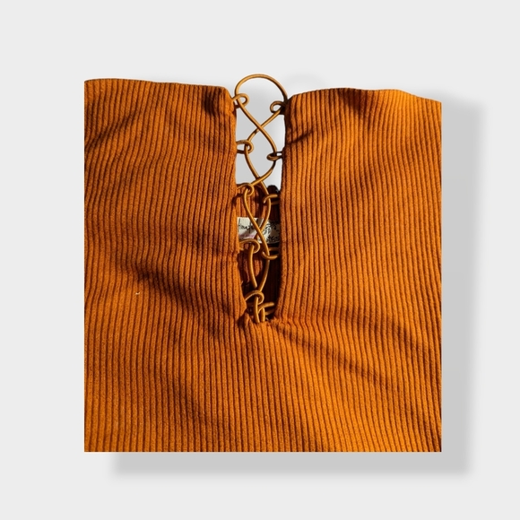 Free People Strapless Crop Top - Picture 3 of 5